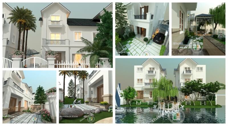 Thiết kế biệt thự 3 tầng vincom village kiến trúc hiện đại đẹp cao cấp ở hà nội Thiết kế kiến trúc nhà phố, biệt thự